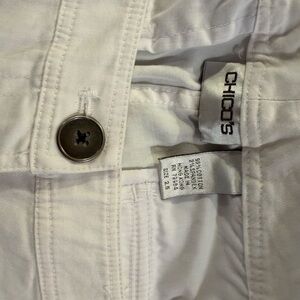 Chico's Elegant Cream Trousers